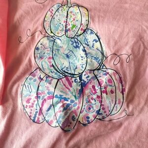 "Lilly" Print Tee Colorful Patterned Pumpkin